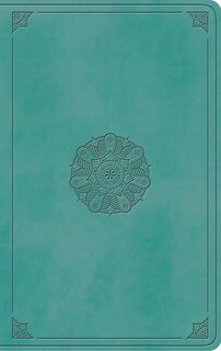 Couverture_Esv Large Print Value Thinline Bible (trutone, Turquoise, Emblem Design)