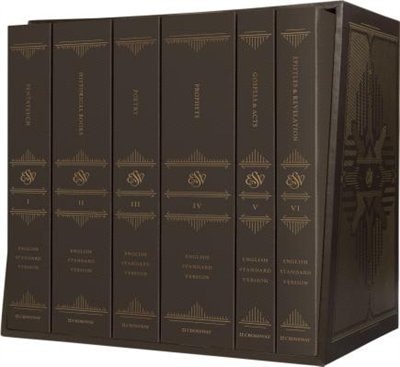 Couverture_Esv Reader's Bible, Six-volume Set (press-grain Paperback)