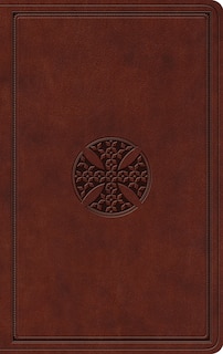Couverture_Esv Value Thinline Bible (trutone, Brown, Mosaic Cross Design)