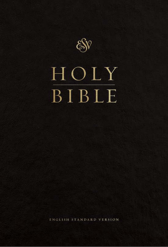 Esv Pew And Worship Bible, Large Print (black)