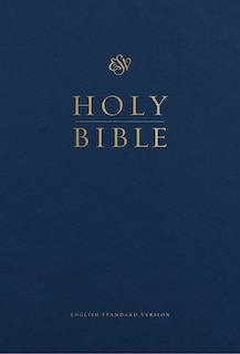 Front cover_Esv Pew And Worship Bible, Large Print (blue)