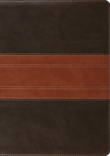 Couverture_Esv Study Bible, Large Print (trutone, Forest/tan, Trail Design)