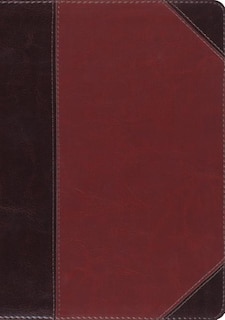 Couverture_Esv Macarthur Study Bible, Large Print (trutone, Brown/cordovan, Portfolio Design)