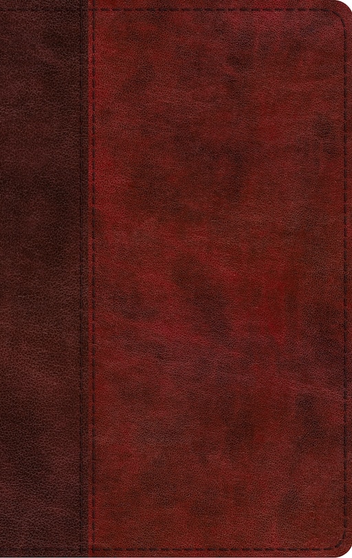 Front cover_Esv Large Print Thinline Bible (trutone, Burgundy/red, Timeless Design)