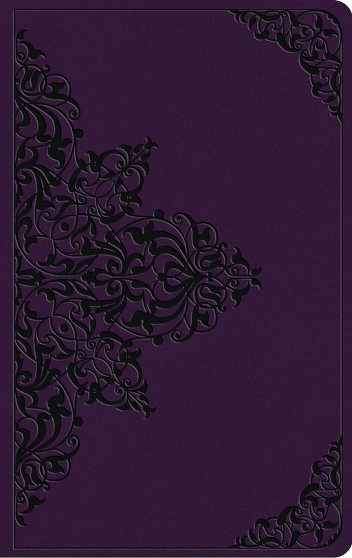 Couverture_Esv Large Print Value Thinline Bible (trutone, Lavender, Filigree Design)