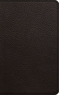 Front cover_Esv Pocket Bible (buffalo Leather, Deep Brown)