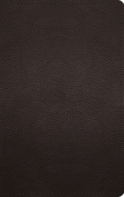 Front cover_Esv Thinline Bible (buffalo Leather, Deep Brown)