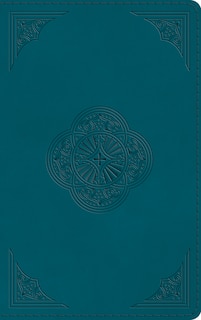 Couverture_Esv Thinline Bible (trutone, Deep Teal, Rotunda Design)