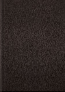 Couverture_Esv Single Column Journaling Bible, Large Print (buffalo Leather, Deep Brown)