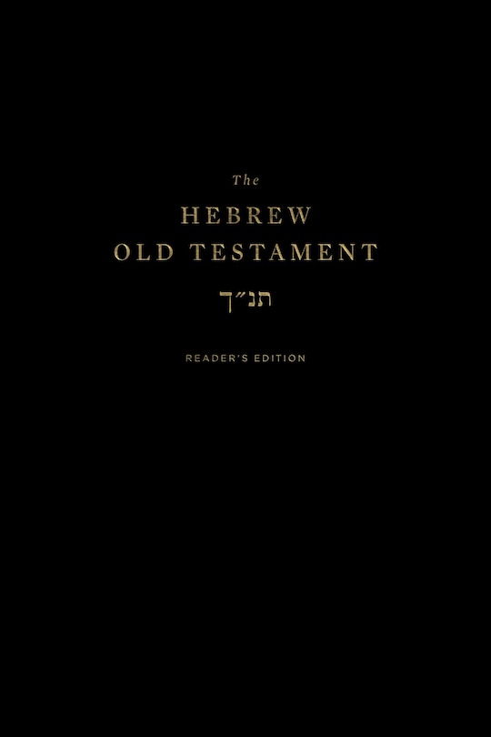 Front cover_The Hebrew Old Testament, Reader's Edition