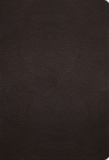Front cover_Esv Large Print Compact Bible (buffalo Leather, Deep Brown)