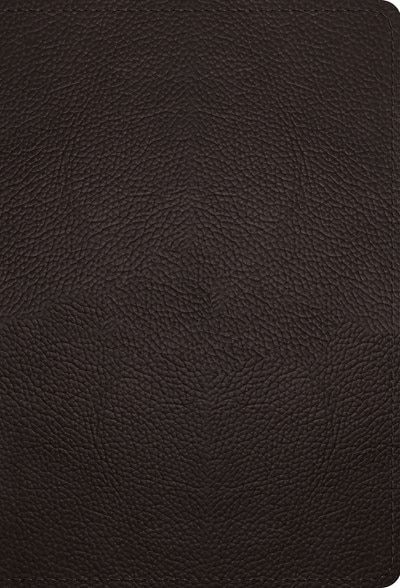 Front cover_Esv Large Print Compact Bible (buffalo Leather, Deep Brown)