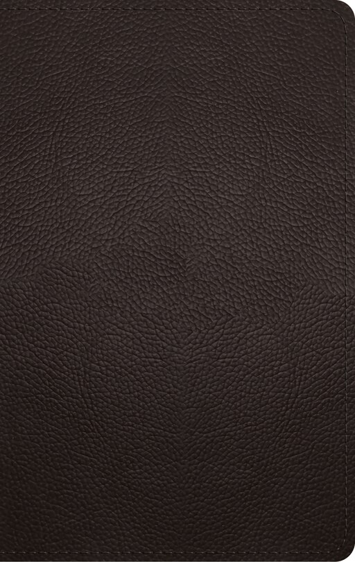 Esv Large Print Personal Size Bible (buffalo Leather, Deep Brown)
