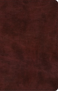 Front cover_Esv Large Print Thinline Bible (trutone, Mahogany)