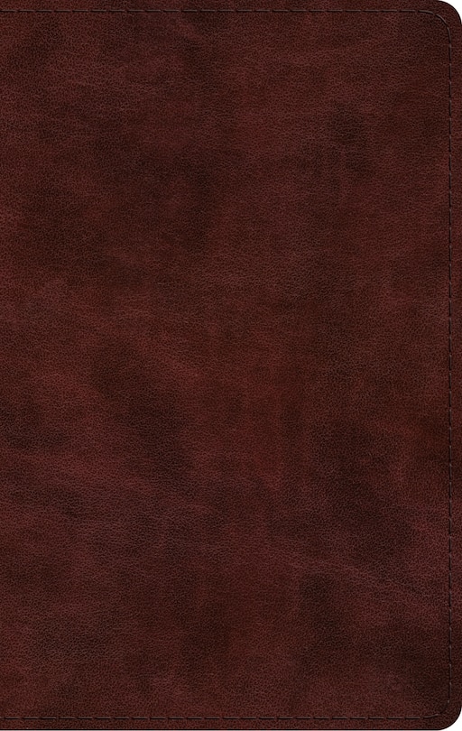 Front cover_Esv Large Print Thinline Bible (trutone, Mahogany)