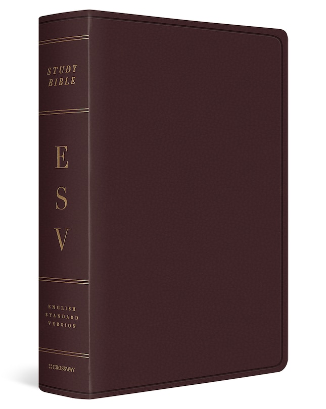 Front cover_Esv Study Bible, Large Print (burgundy)