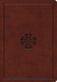 Esv Journaling Bible, Interleaved Edition (trutone, Mahogany, Mosaic Cross Design)