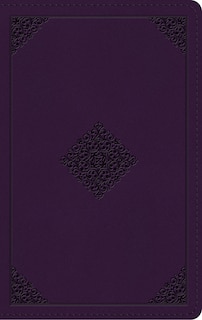 Front cover_ESV Large Print Personal Size Bible (TruTone, Lavender, Ornament Design)