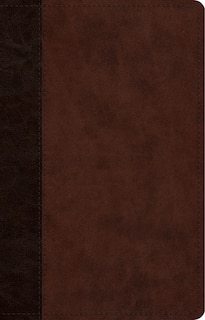 Front cover_ESV Large Print Thinline Reference Bible (TruTone, Brown/Walnut, Timeless Design)