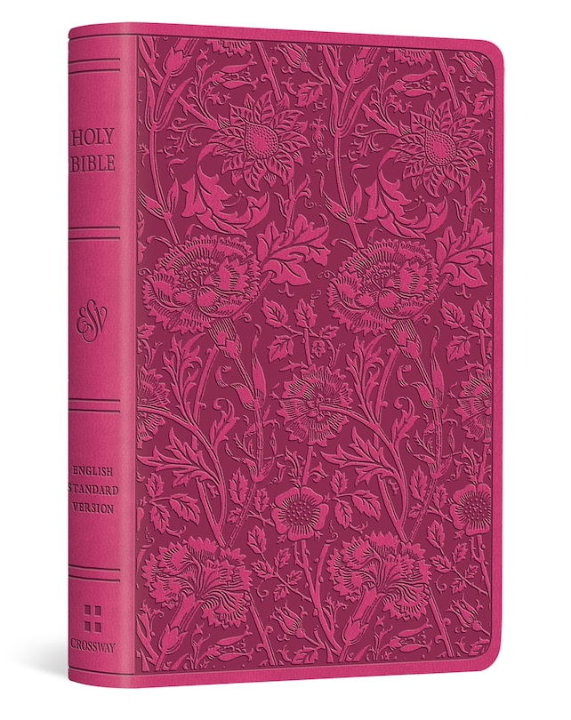 Couverture_ESV Vest Pocket New Testament with Psalms and Proverbs (TruTone, Berry, Floral Design)