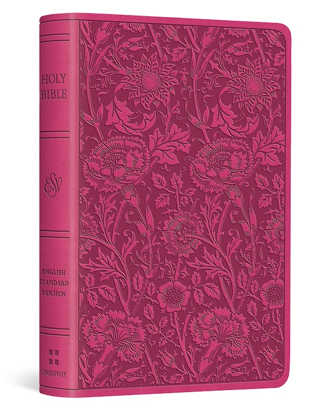 ESV Vest Pocket New Testament with Psalms and Proverbs (TruTone, Berry, Floral Design)