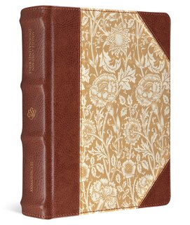 Couverture_ESV Single Column Journaling Bible, Large Print (Cloth over Board, Antique Floral Design)