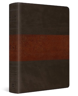 Couverture_ESV Study Bible, Personal Size (TruTone, Forest/Tan, Trail Design)