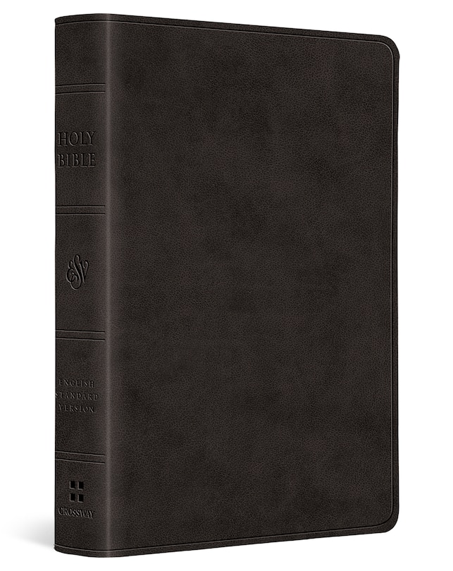 Front cover_ESV Value Large Print Compact Bible (TruTone, Black)
