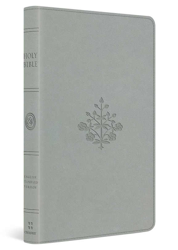 Front cover_ESV Large Print Value Thinline Bible (Trutone, River Stone, Branch Design)