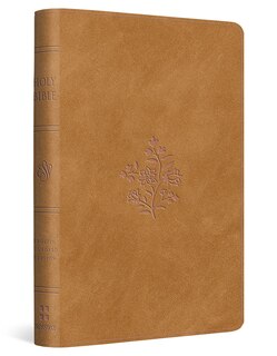 Couverture_ESV Compact Bible (Trutone, Nubuck Caramel, Wildflower Design)