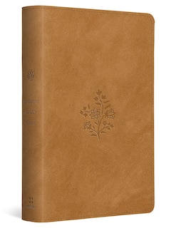 Front cover_ESV Student Study Bible (Trutone, Nubuck Caramel, Wildflower Design)