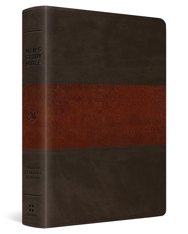 Front cover_ESV Men's Study Bible (TruTone, Forest/Tan, Trail Design)