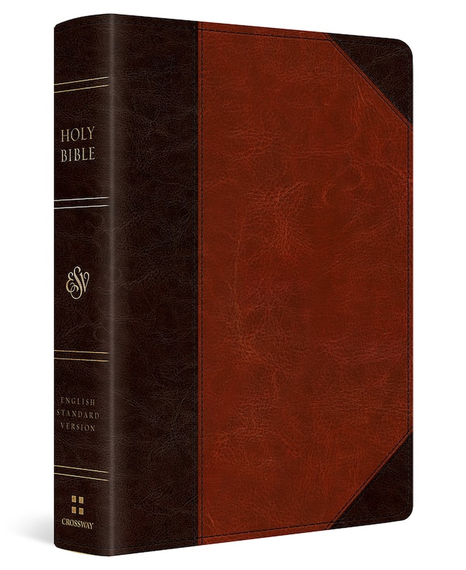 Front cover_ESV Reader's Bible (Trutone, Brown/Cordovan, Portfolio Design)