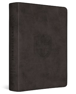 Couverture_ESV Men's Study Bible (TruTone, Charcoal, Shield Design)