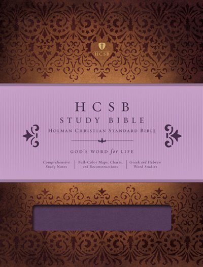 HCSB STUDY BIBLE (MULBERRY SIMULATED LEATHER)