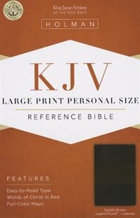 Kjv Large Print Personal Size Reference Bible, Saddle Brown Leathertouch Indexed