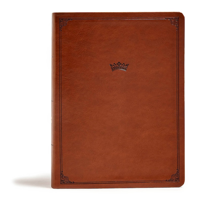 Front cover_CSB Tony Evans Study Bible, British Tan LeatherTouch