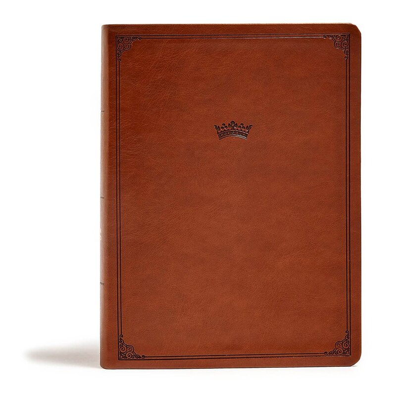 Front cover_CSB Tony Evans Study Bible, British Tan LeatherTouch, Indexed