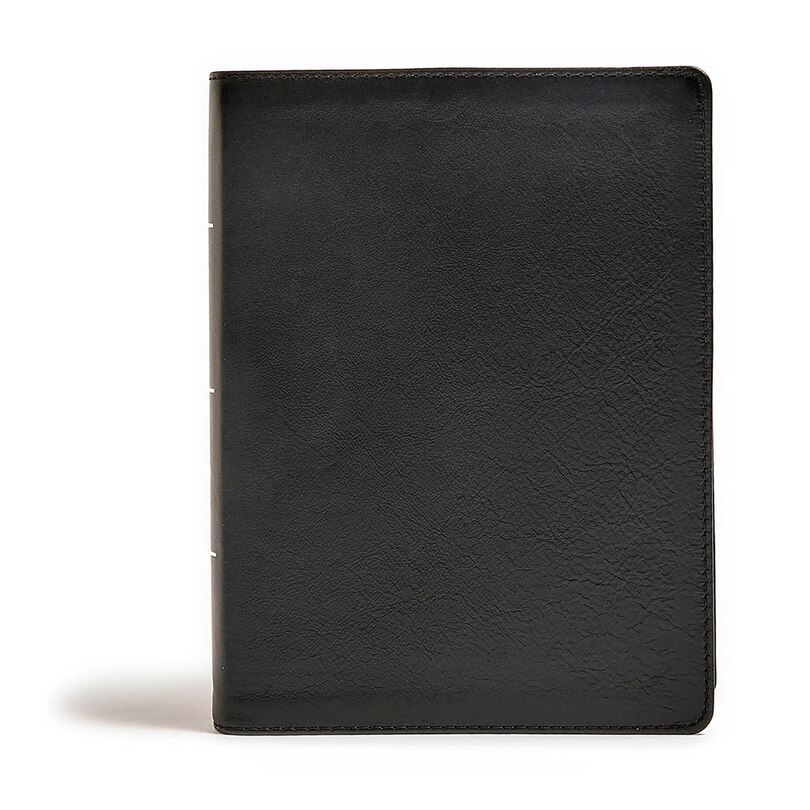 Front cover_CSB Tony Evans Study Bible, Black Genuine Leather