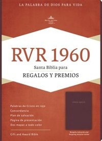 Front cover_RVR 1960 BIBLIA PARA REGALOS Y PREMIOS, BORGONA IMITACION PIEL