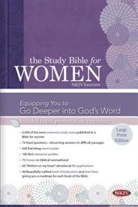 Couverture_NKJV STUDY BIBLE FOR WOMEN LARGE PRINT EDITION, HARDCOVER