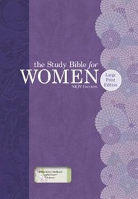 Couverture_Nkjv Study Bible For Women Large Print Edition, Willow Green/wildflower Leathertouch