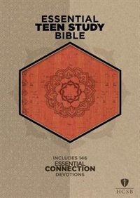 HCSB ESSENTIAL TEEN STUDY BIBLE, ORANGE CORK LEATHERTOUCH