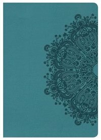 HCSB LARGE PRINT COMPACT BIBLE, TEAL LEATHERTOUCH