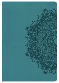 KJV SUPER GIANT PRINT REFERENCE BIBLE, TEAL LEATHERTOUCH