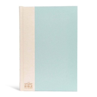 The CSB Study Bible For Women, Light Turquoise/Sand Hardcover: Faithful and True