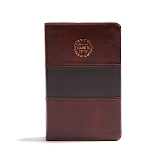 Front cover_Biblia Peshitta, caoba duotono símil piel