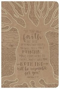 HCSB LARGE PRINT PERSONAL SIZE REFERENCE BIBLE, NATURAL FAITH LEATHERT