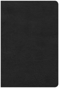 Front cover_CSB LARGE PRINT PERSONAL SIZE REFERENCE BIBLE, BLACK LEATHERTOUCH