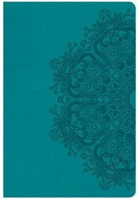 CSB GIANT PRINT REFERENCE BIBLE, TEAL LEATHERTOUCH